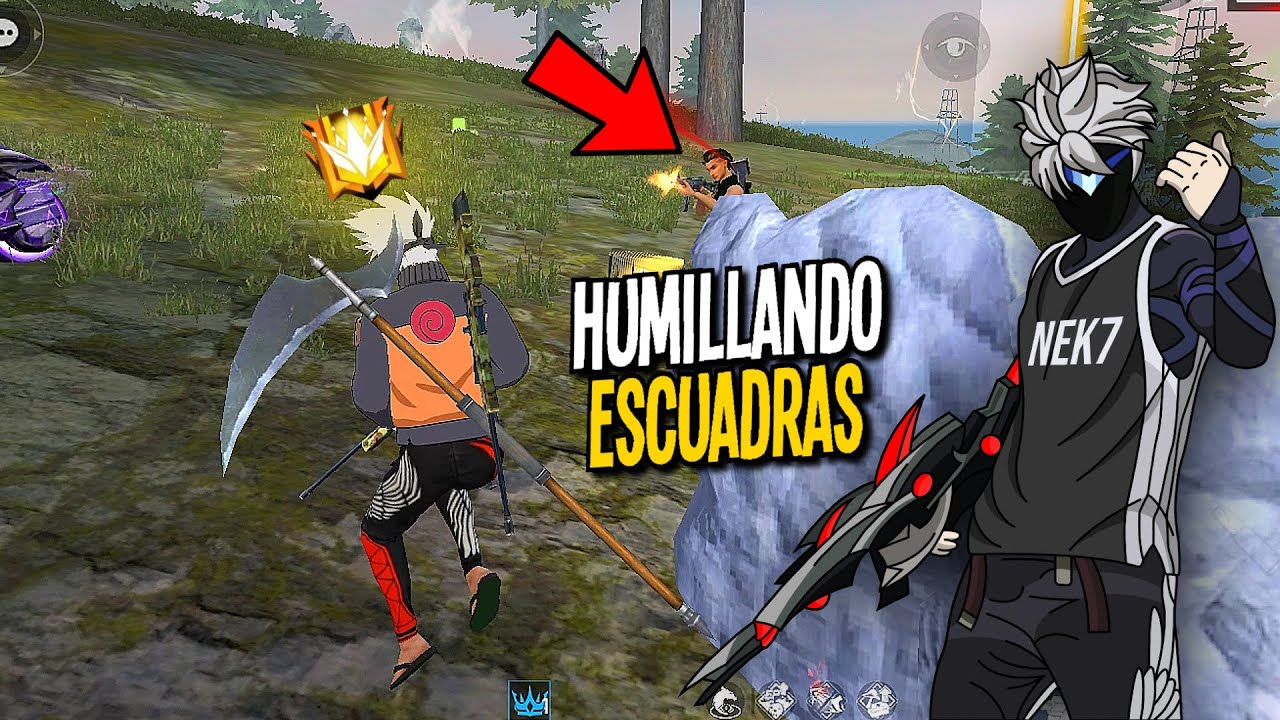 HUMILLANDO ESCUADRAS EN BR CLASIFICATORIA #1 ☠️💙 NEK vs GRAN MAESTROS 😨 FREE FIRE