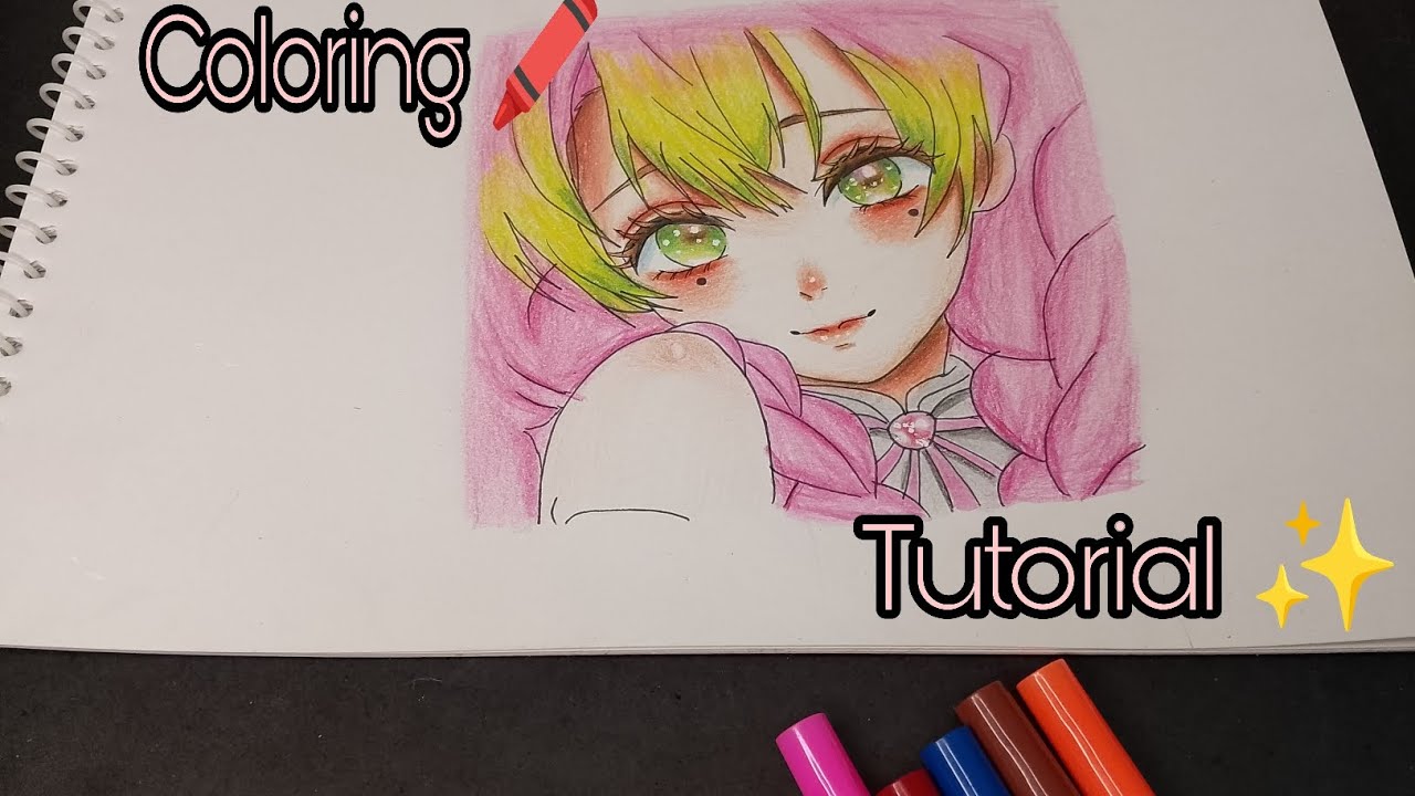 This drawing took me more than 3 hours 😳🔥 | Drawing of Kanroji Mitsuri from demon slayer | 