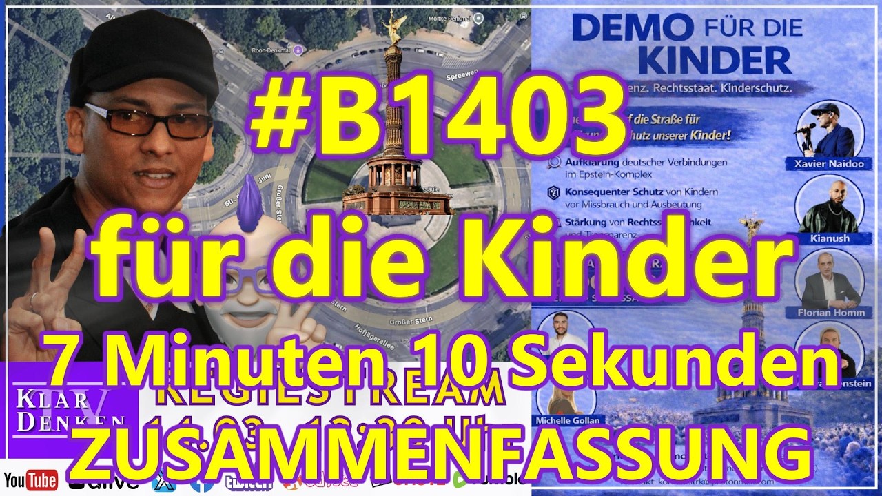 #B1403 Für die Kinder! 7 Minuten 10 Sekunden SpunktNEWS Zusammenfassung Umzug