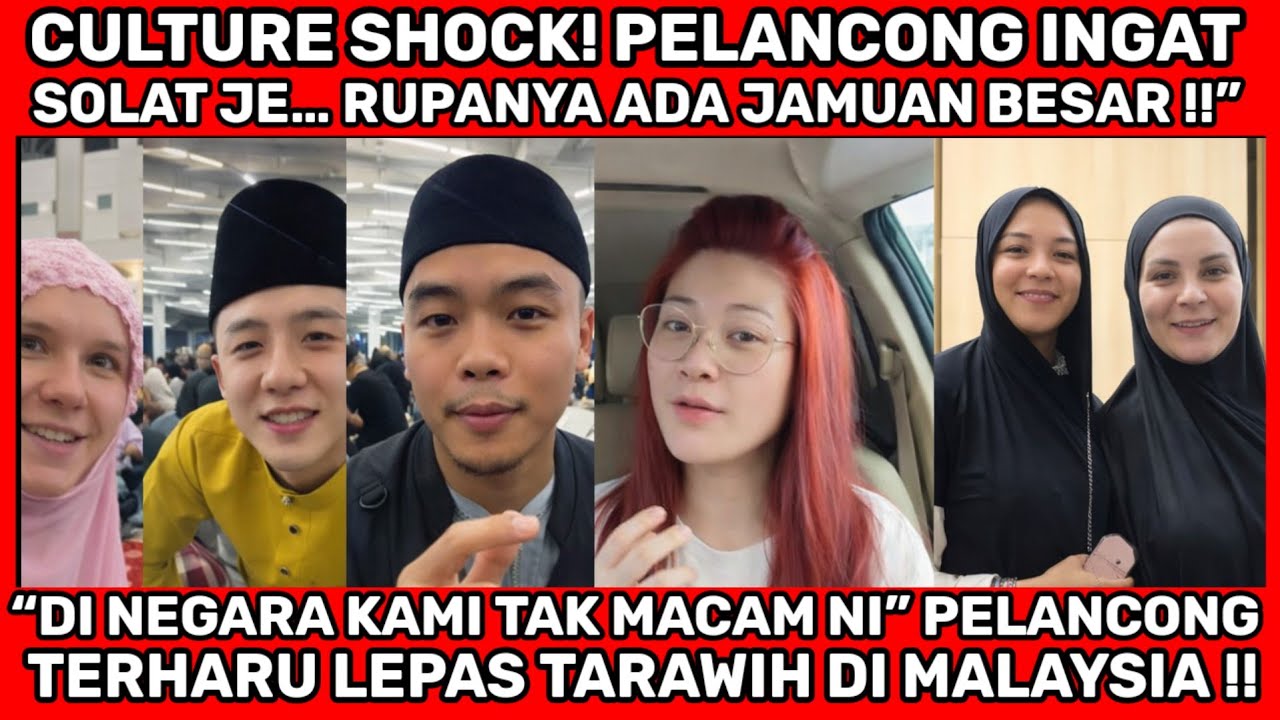 PELANCONG TERGAMAM! LEPAS TARAWIH TERUS JAMUAN MACAM KENDURI DI MALAYSIA!