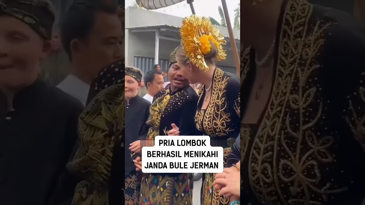Pria lombok nikahi janda bule