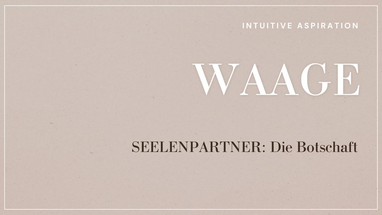 SEELENPARTNER: Waage ⚡️ DUALSEELEN: Die Blockaden, die eure EINHEIT JETZT erschwert!