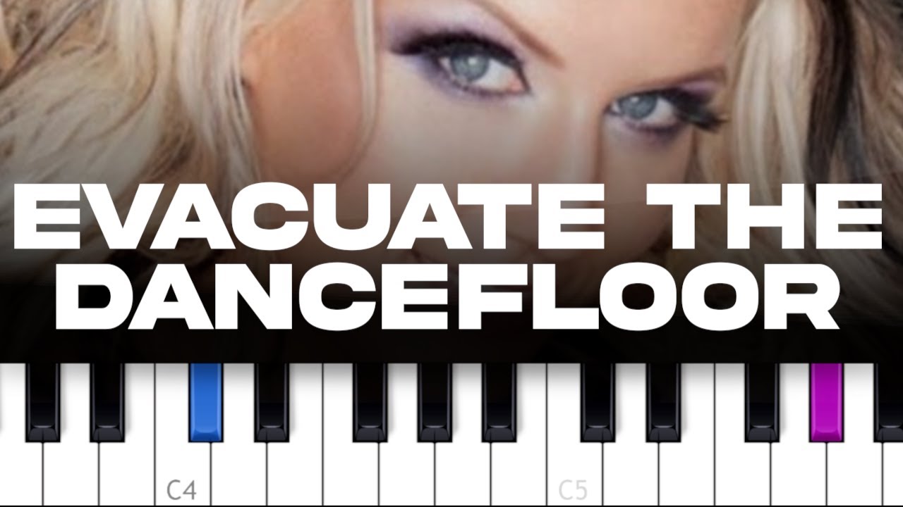 Cascada - Evacuate the Dancefloor  (piano tutorial)