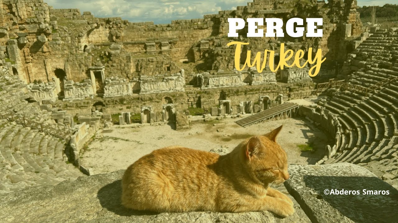 The stunning ancient city of Perge (Perge antik kenti) | Top 10 things to do in Turkey |Cinematic 4K