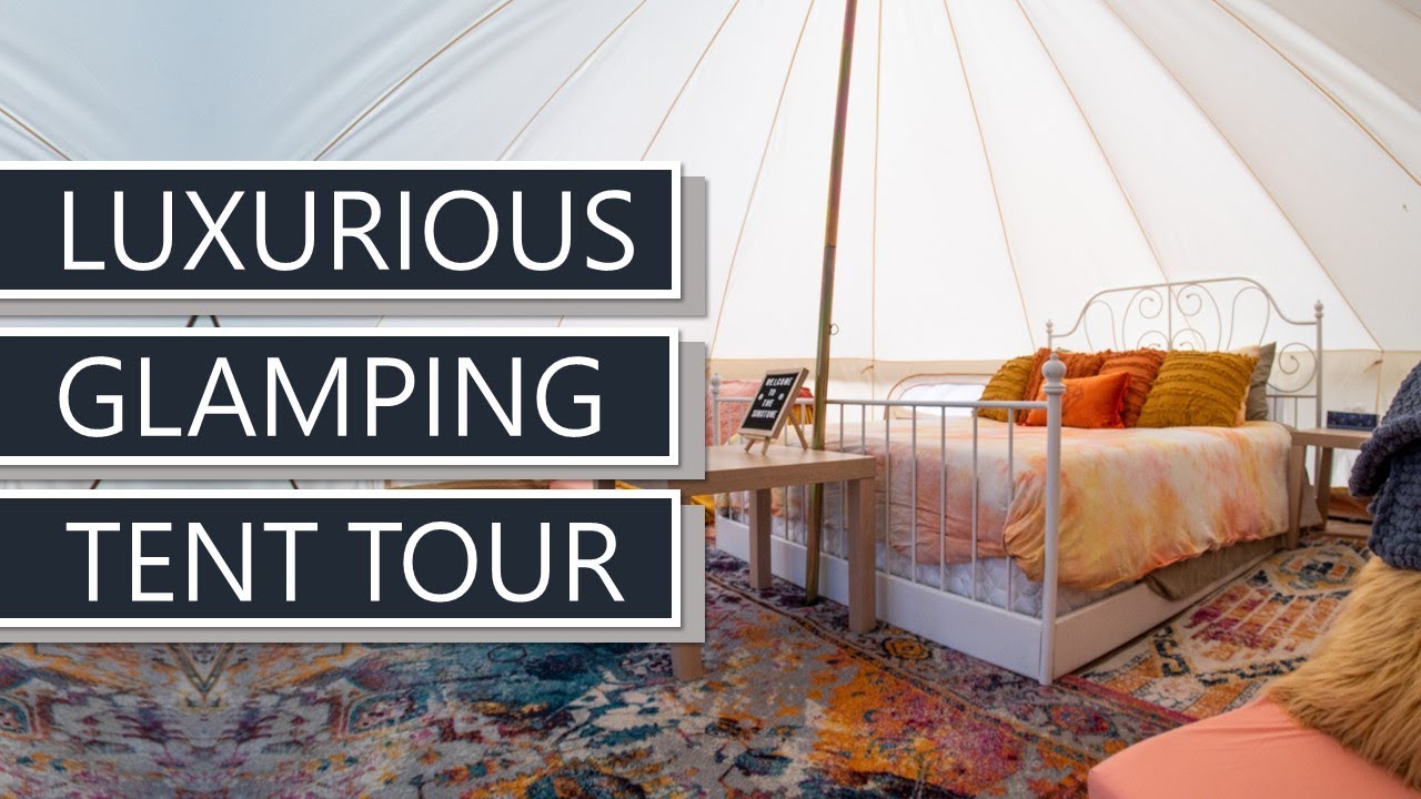 Off-Grid Glamping Tent in Alberta, Canada | Tour the Sunstone Glamping Tent