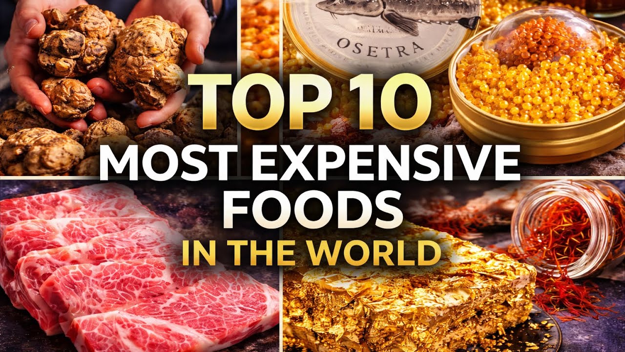 The World’s Most Expensive Foods — Ranked from Crazy to Insane 💰