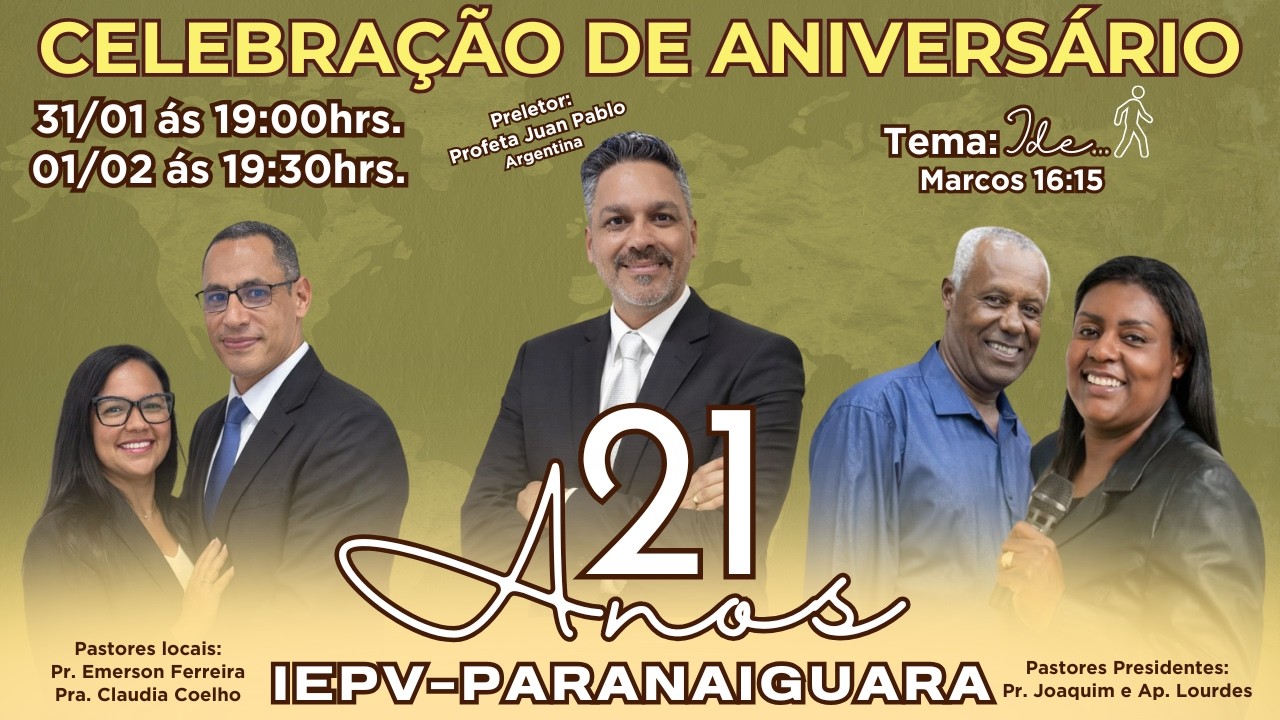 ANIVERSÁRIO 21 ANOS - SÁBADO