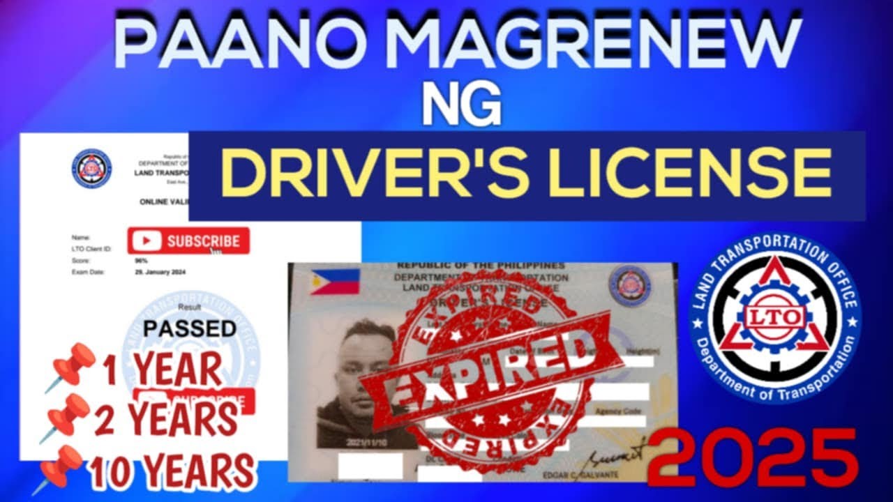 PAANO MAG RENEW NG LISENSYA 2025 | HOW TO RENEW LTO DRIVER'S LICENSE | DRIVER'S LICENSE RENEWAL 2025