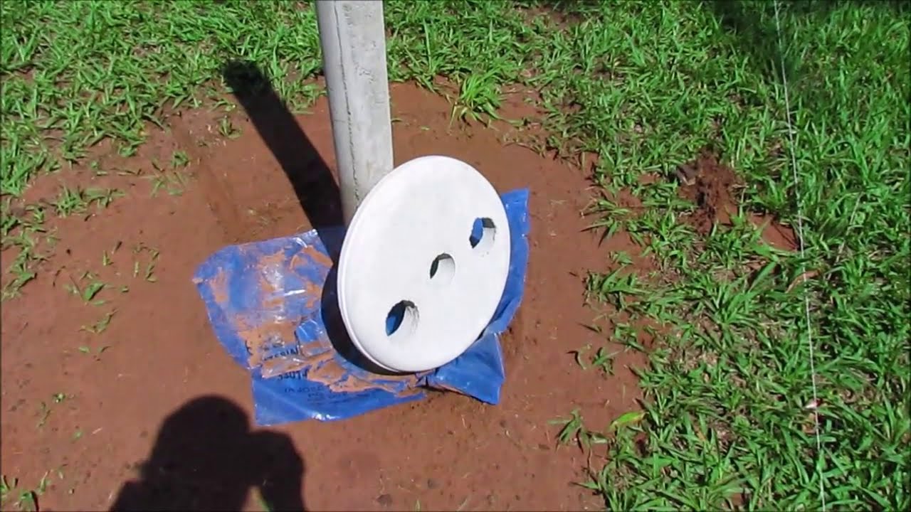 POSTINHO DE CONCRETO PARA PITAYA FEITO COM TUBO DE PVC.