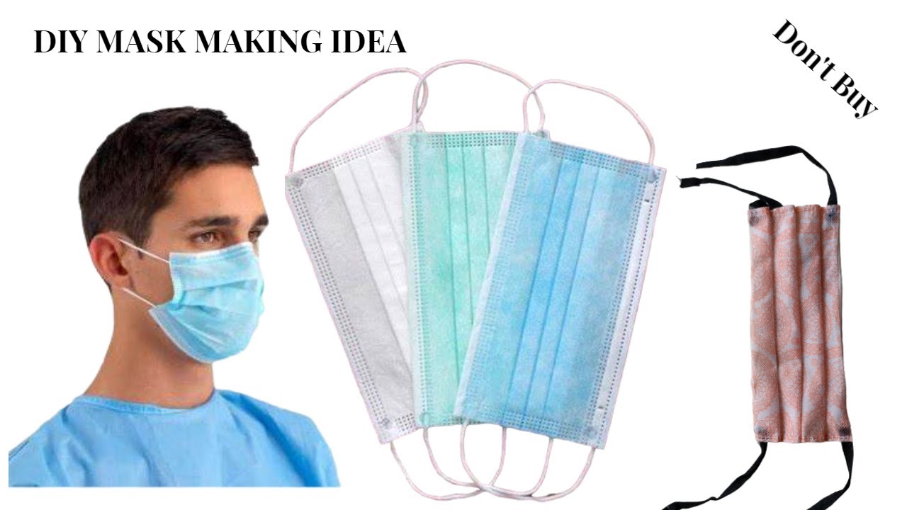 DIY Dust Mask Making|Don't Buy| Face Mask DIY No sew 