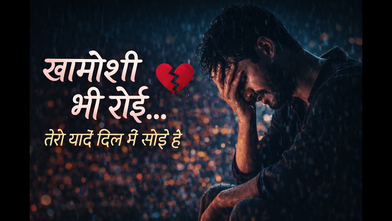 खामोशी भी रोई 💔 | दर्द भरा गीत | New Hindi Sad Song