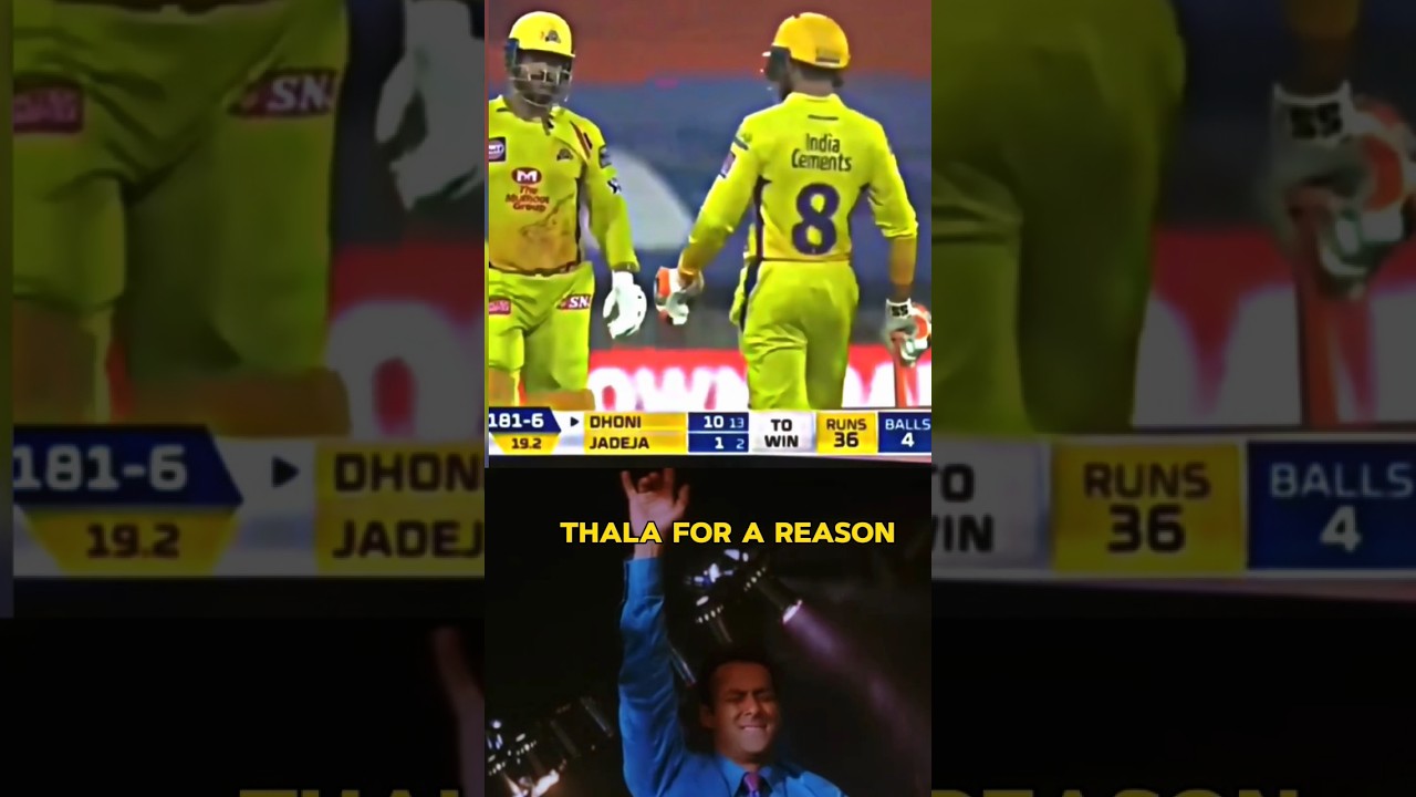 THALA FOR A REASON #memes #funny #cricket #cricketfunnyvideo #shorts