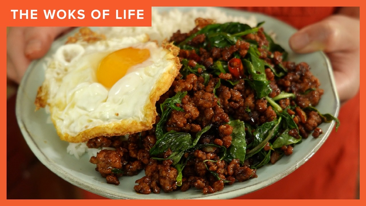 20-Minute Thai Basil Stir Fry - Ground Pork Pad Kra Pow | The Woks of Life