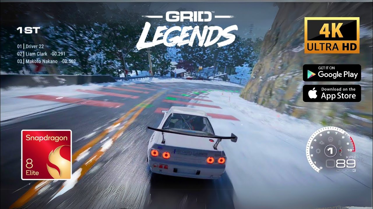 GRID LEGENDS MOBILE - 4K 60FPS // SNAPDRAGON 8 ELITE [With Controller]
