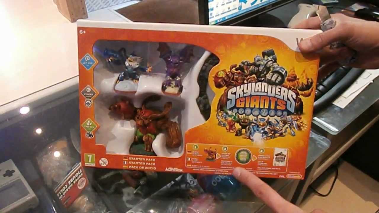 Skylanders Giants Starter Pack Unboxing Ita Wii