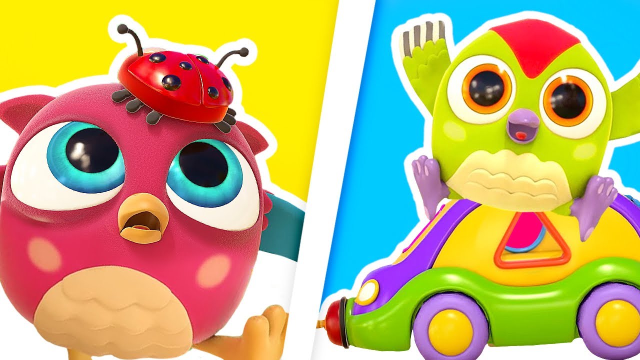 Baby cartoons for kids. Learning baby videos. Hop Hop the owl Cartoon full episodes.