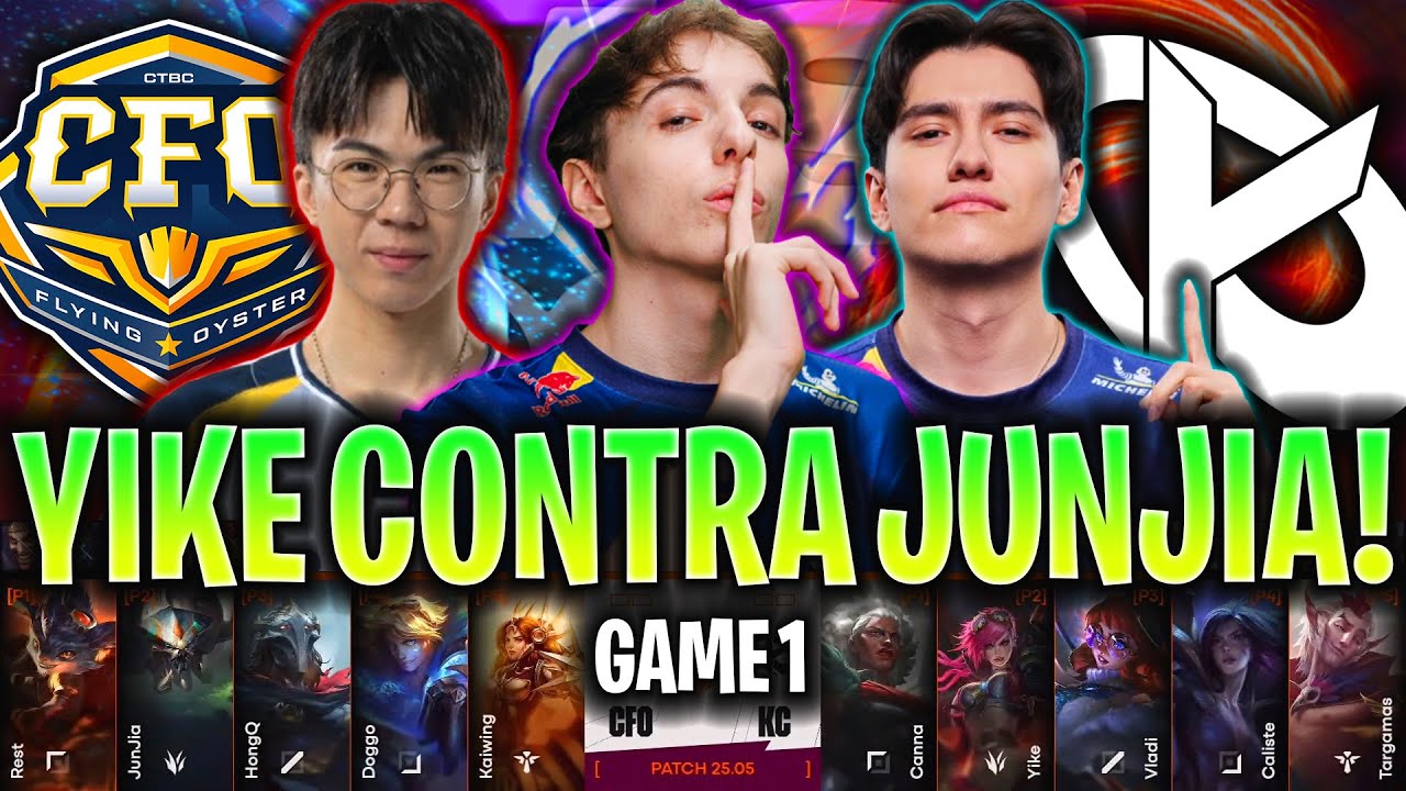 YIKE SE ENFRENTA AL EQUIPO DE JUNJIA! | KC vs CFO Game 1 First Stand 2025 Día 2 LVP ESPAÑOL