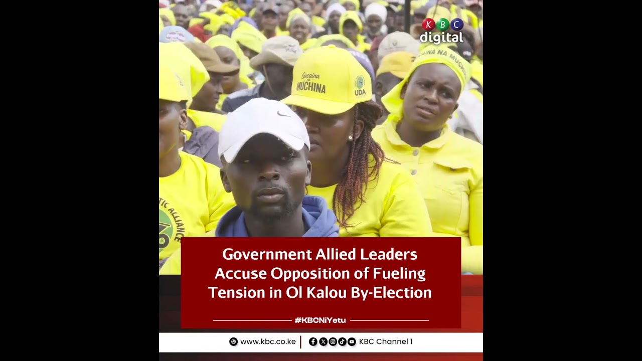 Ol Kalou By-Election I Government leaders intensify campaigns for UDA candidate