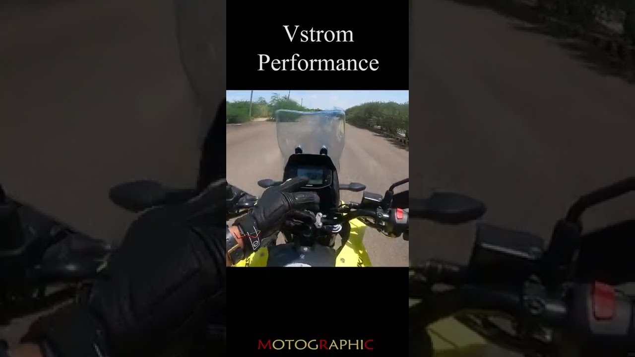 High Speed Performance of V strom #suzuki