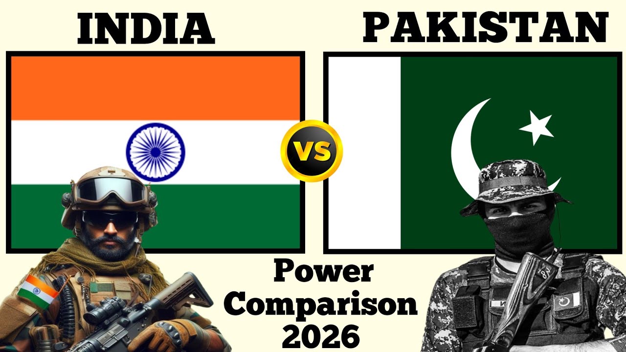 India vs Pakistan Military Power Comparison 2026 | Pakistan vs India Military Power 2026