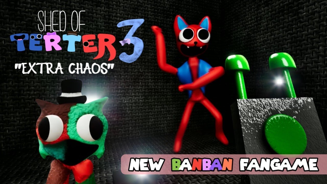 SHED OF TERTER 3 - Full Gameplay + All Jumpscares (NEW BANBAN FANGAME) Demo Only | Mascot Horror