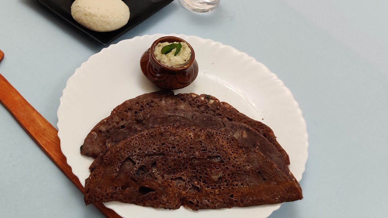 Ragi dosa in 5 minutes | Healthy dosa recipe #AnuCookingVibes