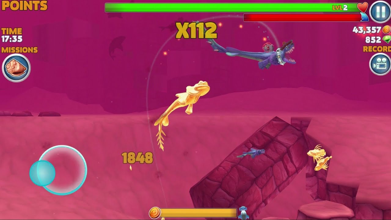 Hungry Shark Evolution: Alan, Destroyer of Worlds iPhone Gameplay