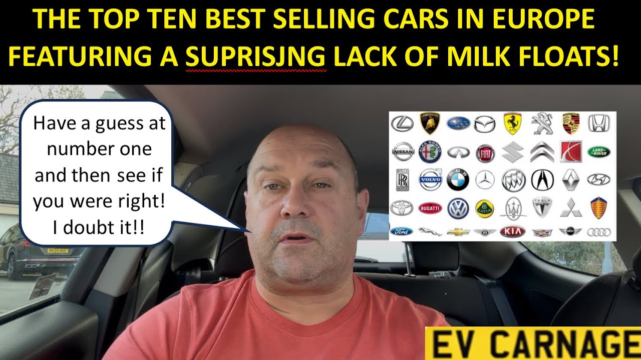 THE TOP 10 BEST SELLING CARS IN EUROPE (NOT UK) WITH A SURPRISE AT NUMBER 1!!