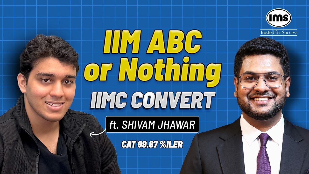 Shivam's story, who converted IIM Calcutta | IMS Success Stories
