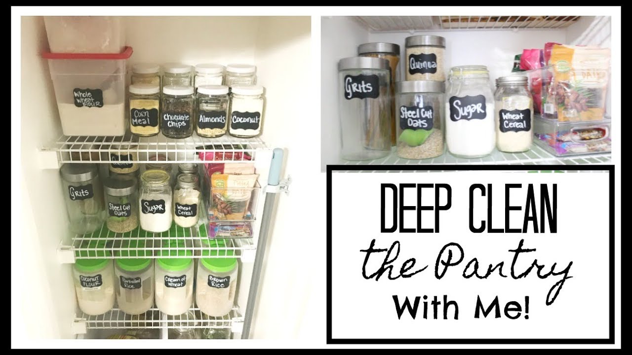 PANTRY DEEP CLEAN WITH ME:  Pantry Organization #abfolchallenge