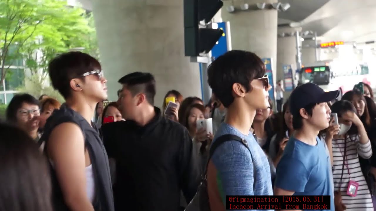 HoMin Arrival at Incheon from Bangkok [2015.05.31] [Yunho Focus]