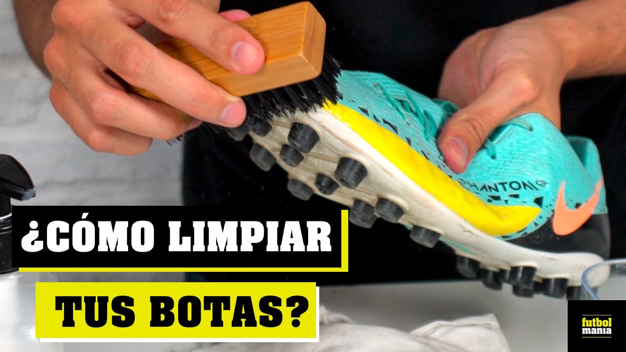 ¿CÓMO LIMPIAR las BOTAS de FÚTBOL? TUTORIAL SIN OLOR | Futbolmania