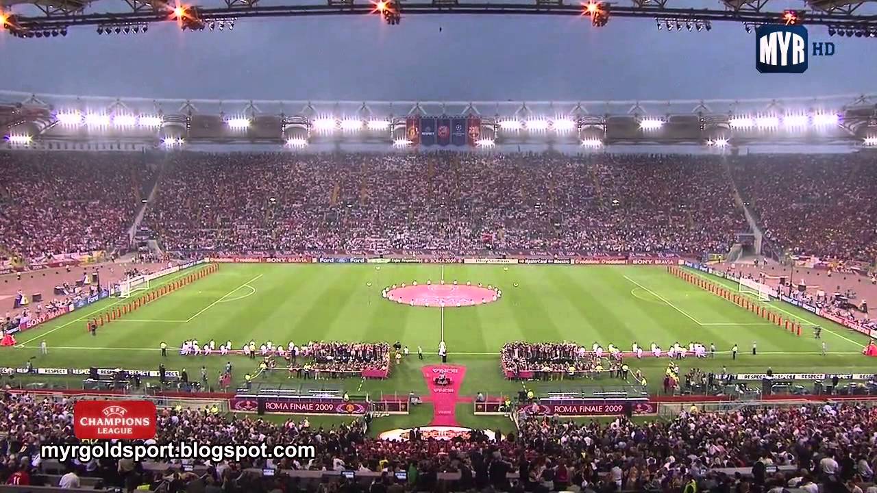 2009 UEFA Champions League Final Opening Ceremony, Stadio Olimpico, Roma