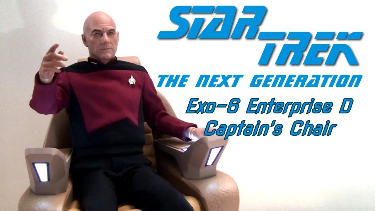 Star Trek Sundays! Обзор кресла капитана Exo 6 TNG 1:6 в масштабе