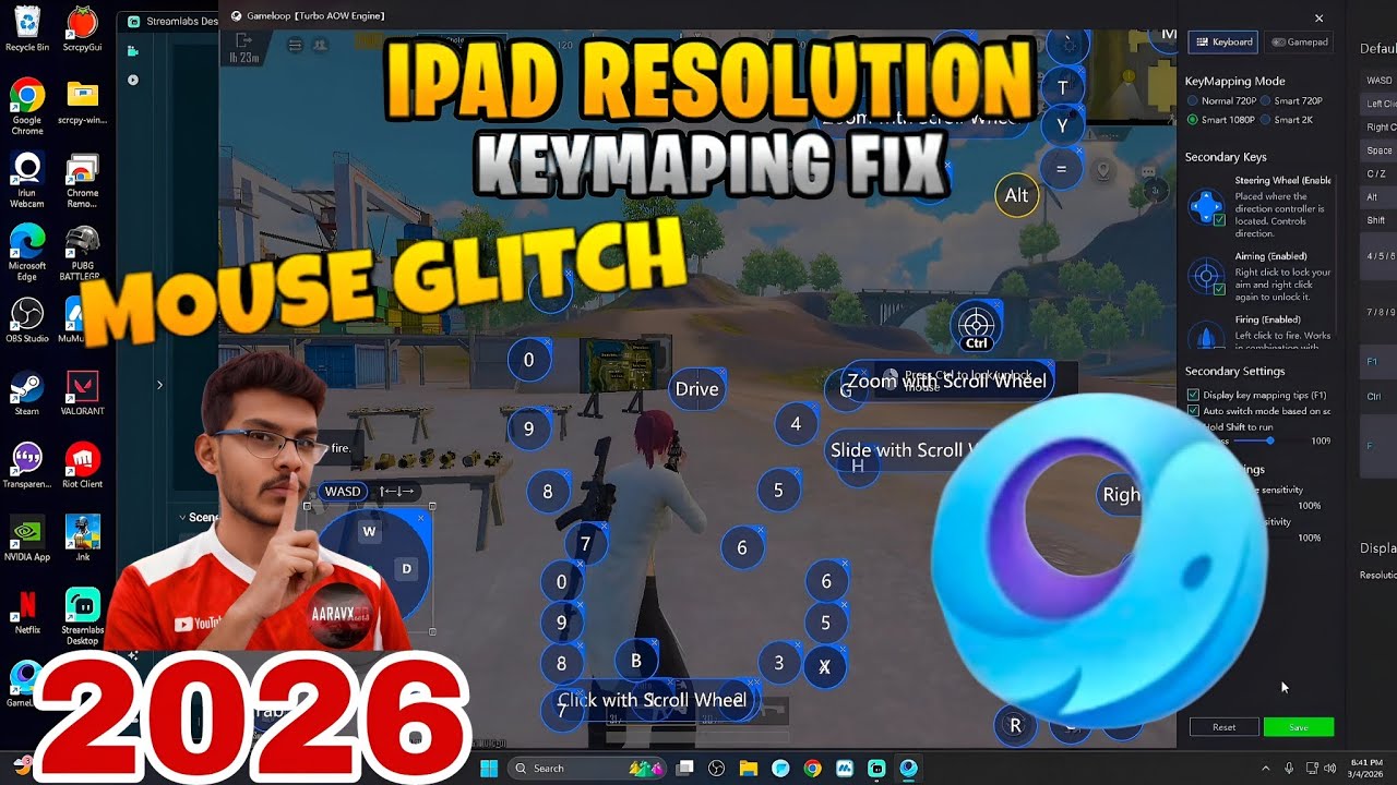 PLAY PUBG Mobile On Pc Gameloop Emulator | How to Fix Mouse Problem and key mapping not working 100%
