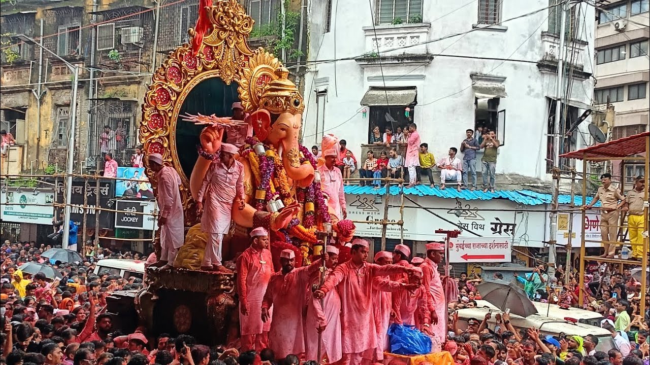 लालबागचा राजा 2025 | Ganpati Bappa Darshan Mumbai Cha Raja Visarjan 2025