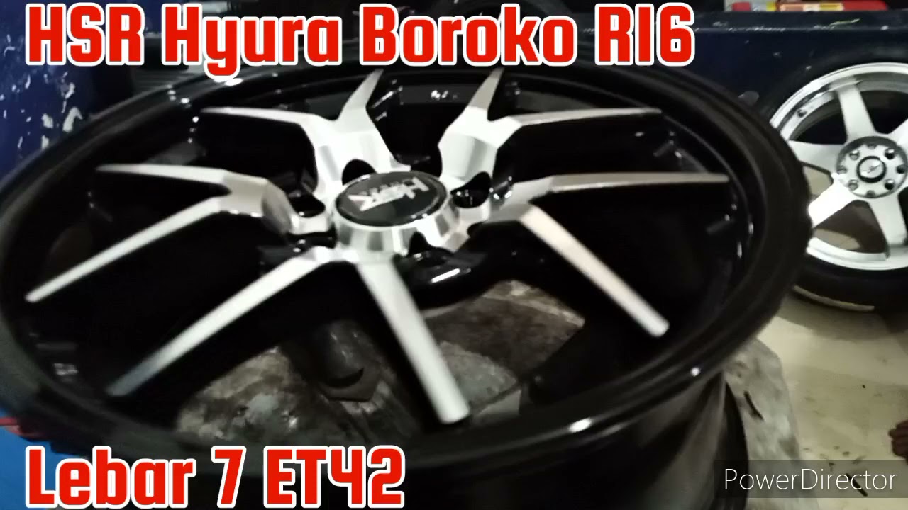Jazz ganti sepatu anyar nganggo velg HSR Hyura Boroko 02 Ring 16 😎