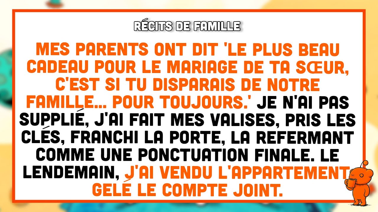 Mes parents ont dit : « Le plus beau cadeau serait que tu disparaisses pour toujours. »