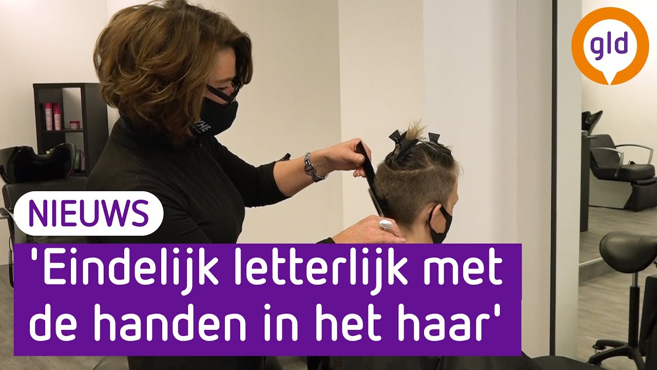Dubbel zo blij: Kapper Zevenaar open na lockdown en brand