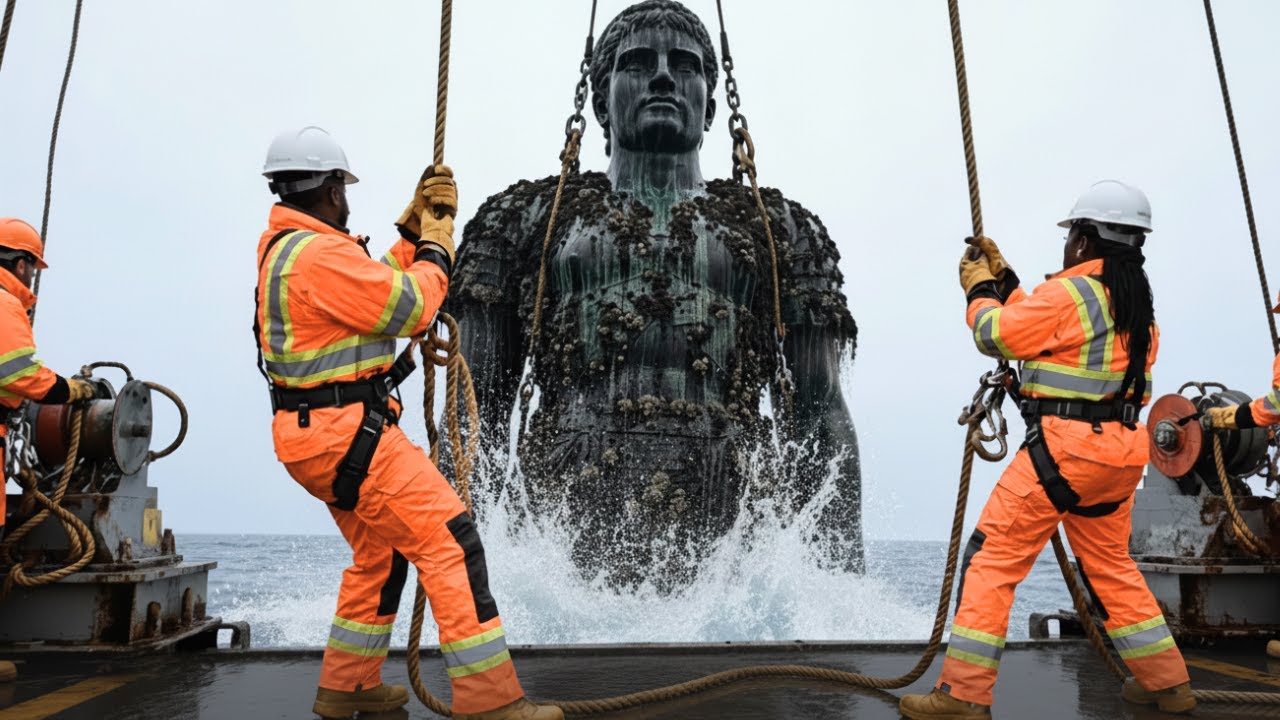 Multiple Priceless Ancient Bronze Statues Found on the Ocean Floor | Real Deep-Sea Dive