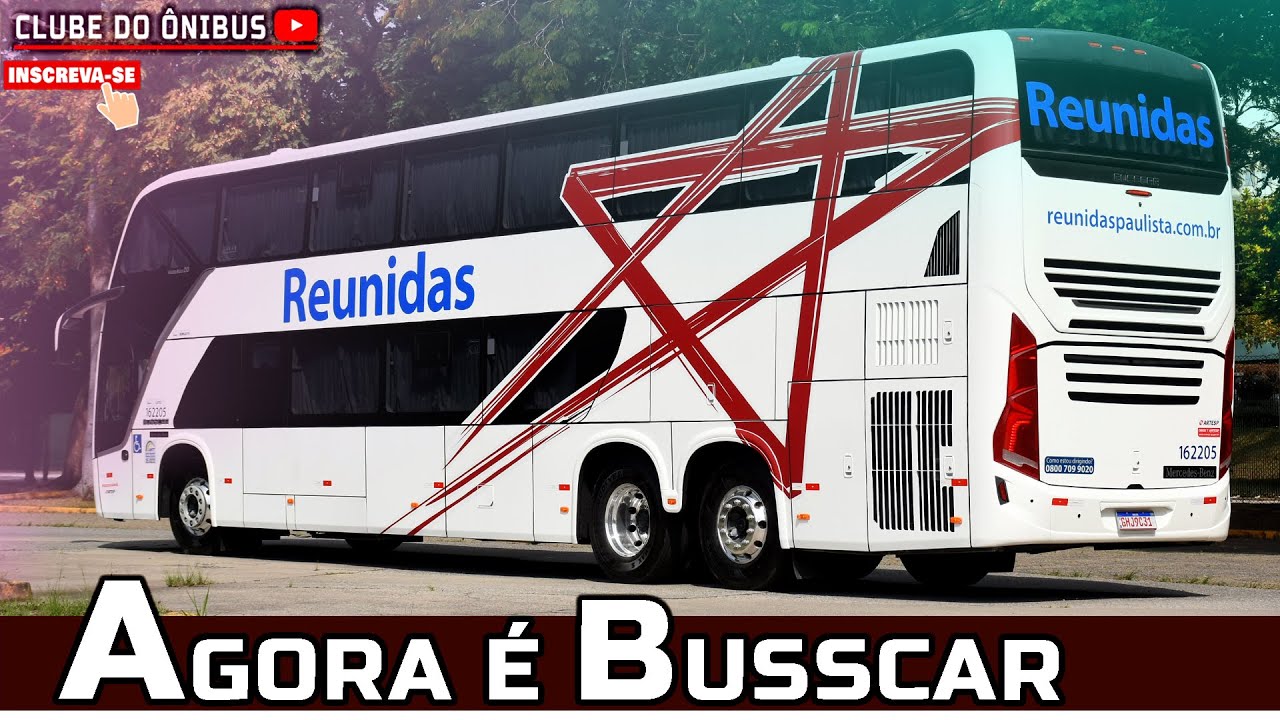 CONHEÇA O NOVO ÔNIBUS DE DOIS ANDARES DA REUNIDAS PAULISTA - BUSSCAR