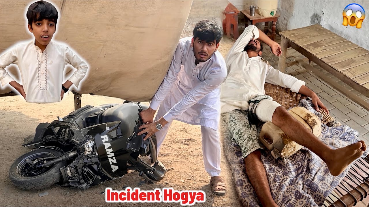 Arslan Ki Scooty🛵 Hamza Ny Tod Di 😨 Incident Hogya 💔