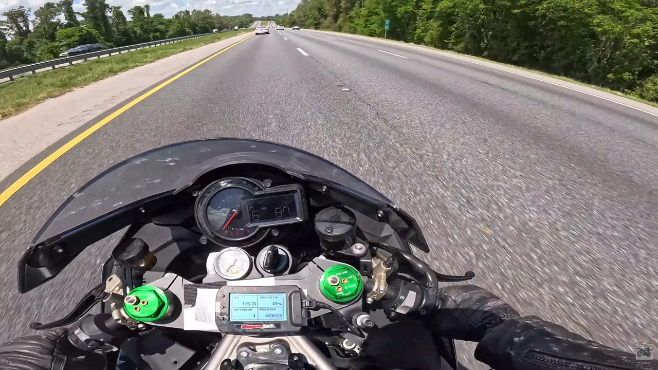 270 mph Kawasaki Ninja H2 .... this is such a FUN Motorcycle ... enjoy the ride!