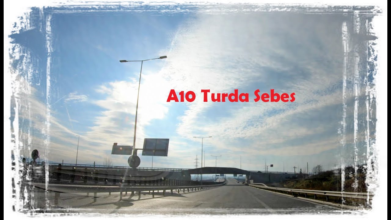 Autostrada A10 Turda - Sebes 29.12.2022 - 4k60fps