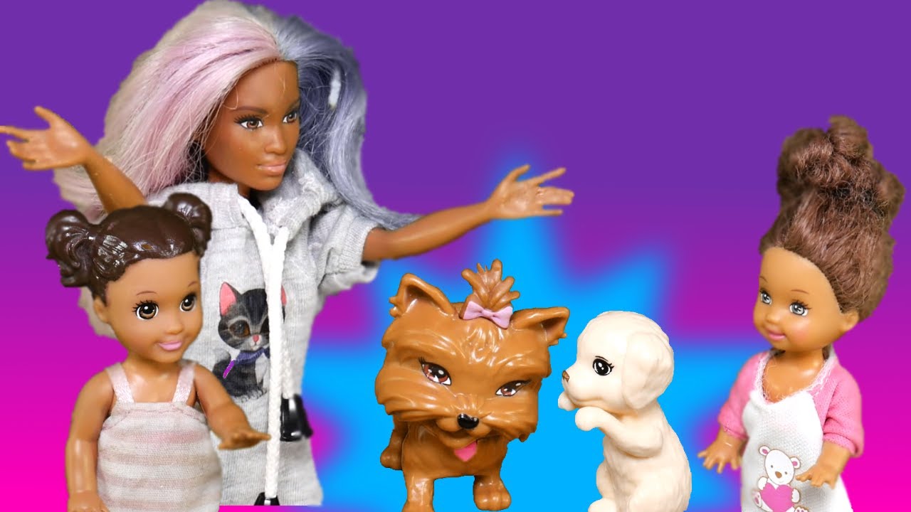 Rodzinka Barbie- Tofik zazdrosny o szczeniaczka!!! Bajka dla dzieci po polsku, The Sims 4 Odc. 143