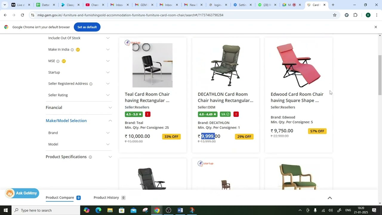 GeM Portal Product Listing l Catalogue Listing in GeM l Product Upload in GeM Method Pairing