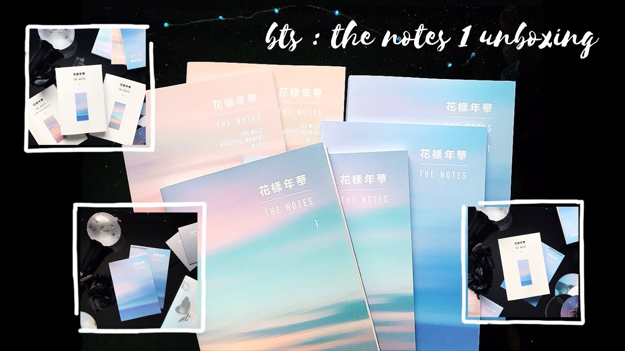 BTS - 花樣年華 The Notes 1 Unboxing (방탄소년단) || Moonyoonki