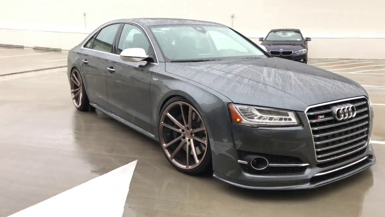 2015 Audi S8 Modified with first Hamana kit in the USA & Vossen Forged Wheels (4K)