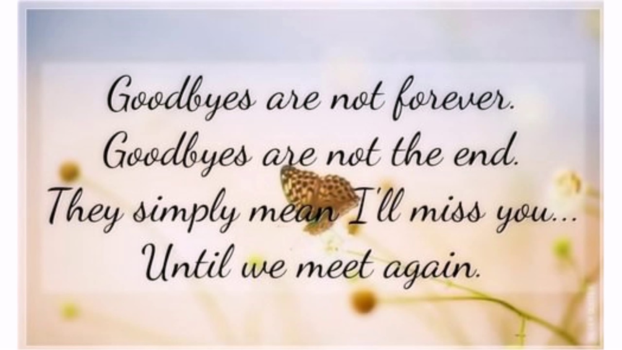 goodbye messages