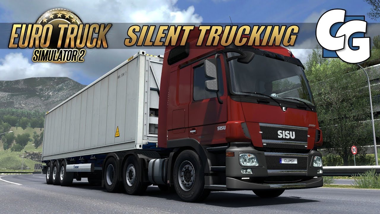 Silent Trucking - Sisu Polar Mk1 - Geneva to Torino - ETS2 1.32 (No Commentary)